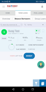 Faircent - Personal Loan and Investments android2mod screenshots 4