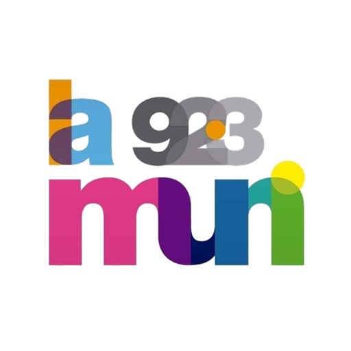 La Muni 92.3 MHz logo