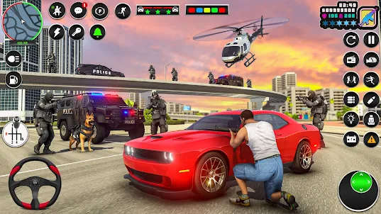 Police Car Sim 3D Thief Chase