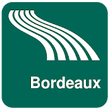 Bordeaux Map offline icon