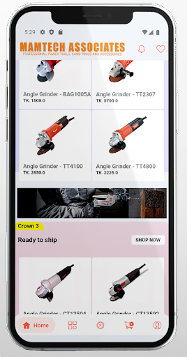 Mamtech Online Shop Screen 3