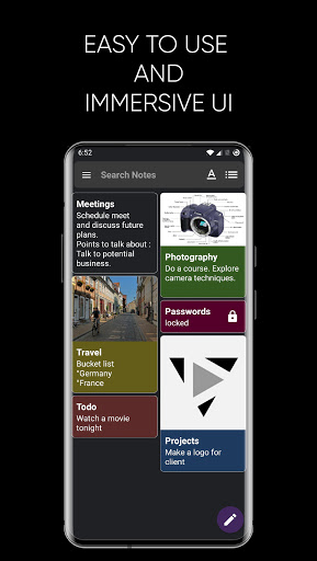 Android application Xnote : Private & Secure Notes screenshort