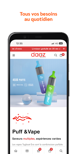 Android application Daaz screenshort