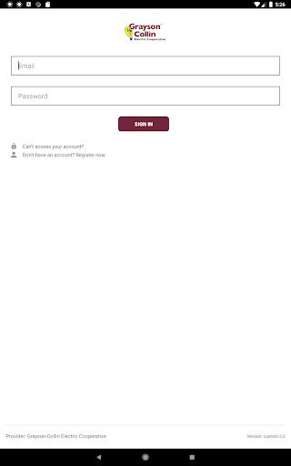 Screenshot of MyGCEC