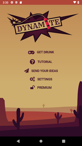 Android application Dynamite Drinking Game screenshort