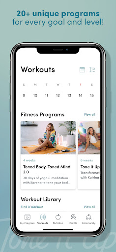 Screenshot of Tone It Up: Fitness App