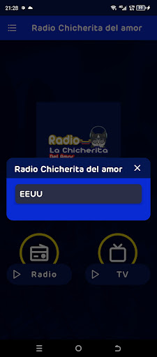 Radio la chicherita del Amor Screen 3