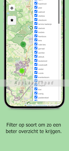 Android application wildplukwijzer screenshort