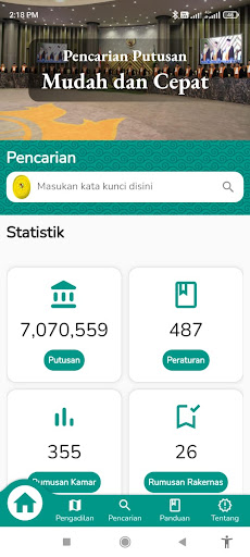 Direktori Putusan MA Screen 2