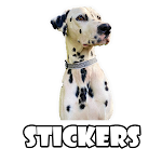 Cover Image of Download Dalmatian Dog Stickers  APK