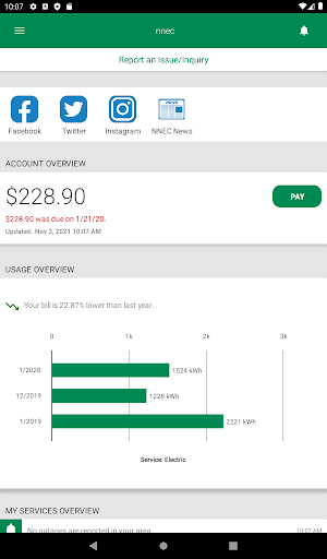 Screenshot of NNEC coNNECt