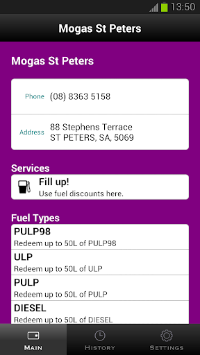 EasyFuel Merchant Screen 2