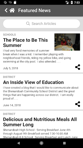 Shenandoah CSD Screen 2