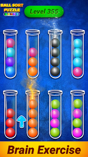 Android application Ball Sort Color Puzzle Game screenshort