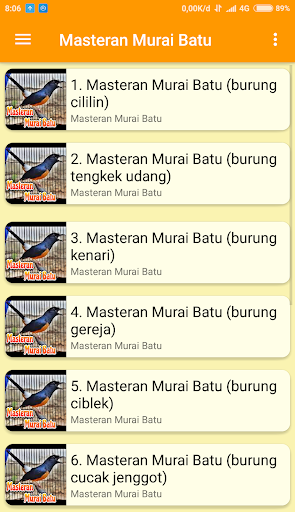 Android application Masteran Murai Batu screenshort