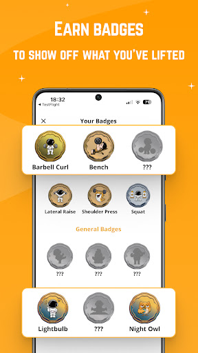 Screenshot of Stronger - Workout Gym Tracker