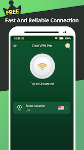 Screenshot 1 CoolVPN Pro - Fast, Secure VPN android