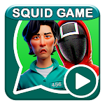 Cover Image of ดาวน์โหลด Squid Game Animated Stickers - WAStickerApps 1.0 APK