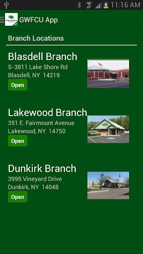 Android application GWFCU App screenshort
