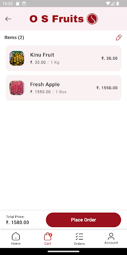 O S Fruits Screen 3