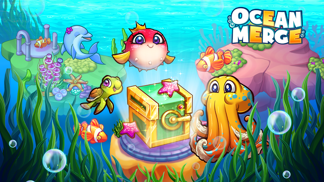 Ocean Merge‏ 1.75 APK + Mod (Unlimited money) إلى عن على ذكري المظهر