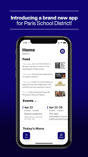 Android application Paris School District, AR screenshort