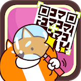 A cute Komachi QR code reader icon