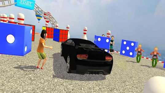 離線汽車遊戲： 汽車特技遊戲