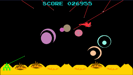 Classic Missile Command Screenshot