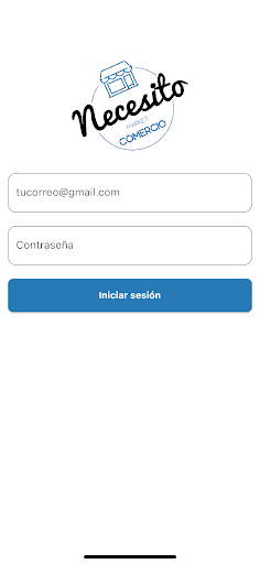 Android application Necesito Marker Partner screenshort