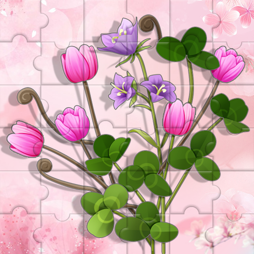 Flower Jigsaw Artist  Icon