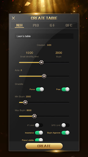 CloudPoker:Texas Holdem Poker Screen 2