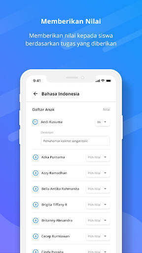 Android application Sekola Guru screenshort