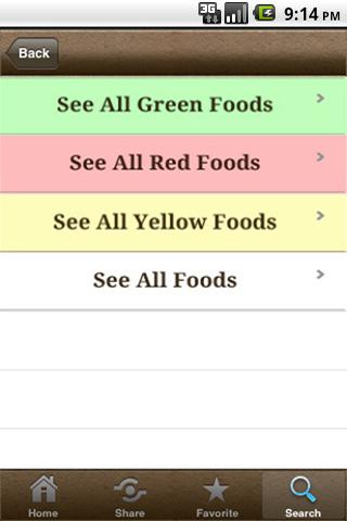 Grocery Guide Screen 3
