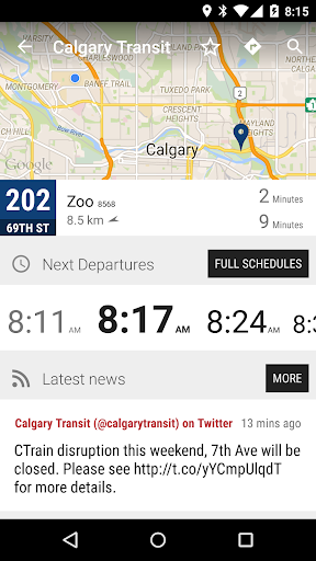 Calgary Transit CTrain - MonT… Screen 2