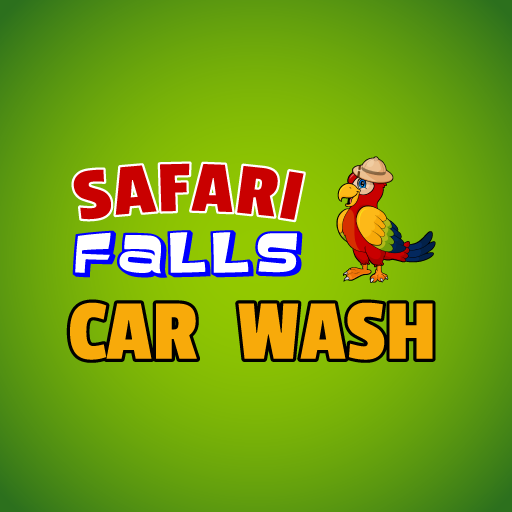 Safari Falls Car Wash logo