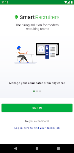 Android application Hiring screenshort