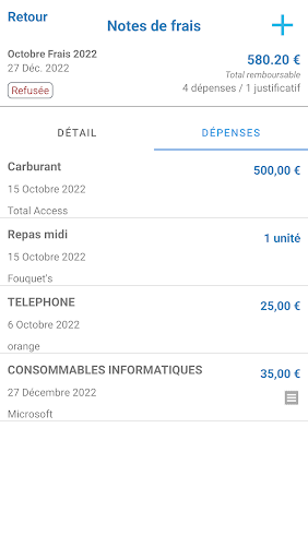 PMP Expense Screen 2