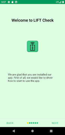 Android application LIFT Check screenshort