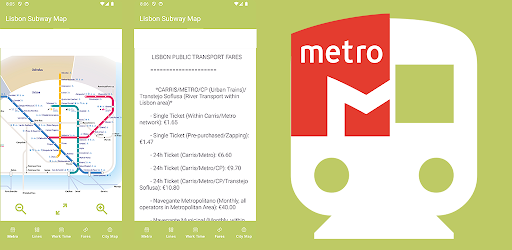 Lisbon Subway Map