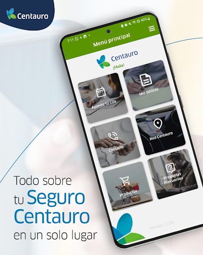 Android application Centauro screenshort