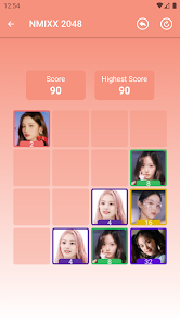 Screenshot 3 NMIXX 2048 Game android