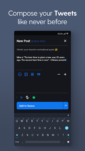 Android application Hypefury - Companion app screenshort