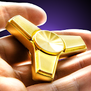 Golden fidget hand spinner  Icon
