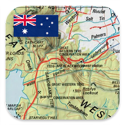 Ikonbillede Australia Topo Maps