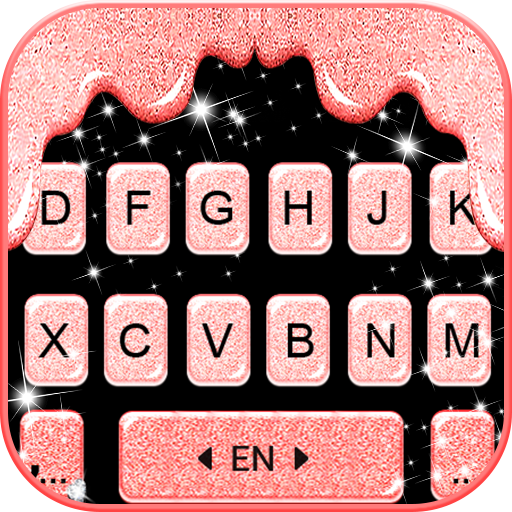 Girly Drip Keyboard Background  Icon