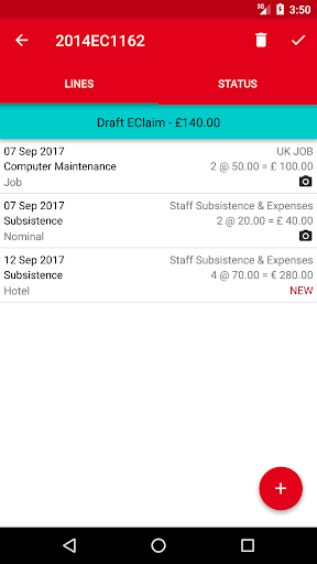 Paprika Expense Claims Screen 2
