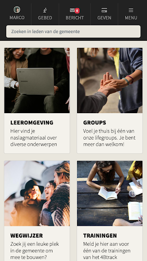 Android application BGE Trefpunt screenshort