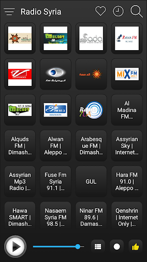Syria Radio FM AM Music Screen 2