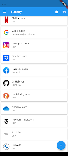 Passify - password manager Screen 3